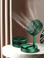 Desk Fan Foldable USB Rechargeable Five-Speed