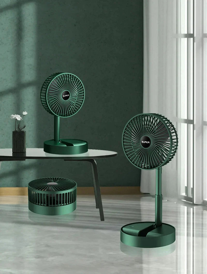 Desk Fan Foldable USB Rechargeable Five-Speed