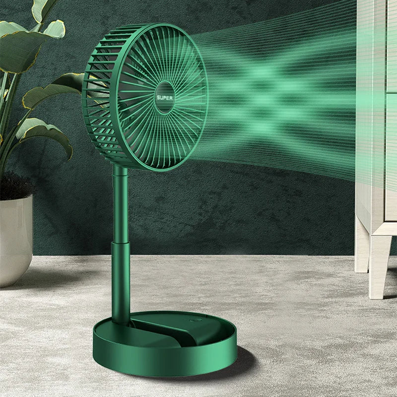 Desk Fan Foldable USB Rechargeable Five-Speed