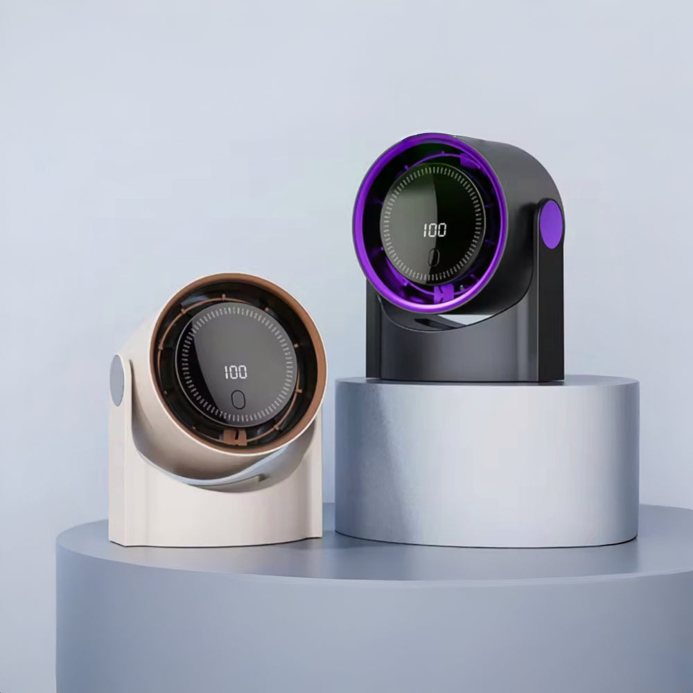 Desk Fan USB-Powered Adjustable Speed & Swing Movement