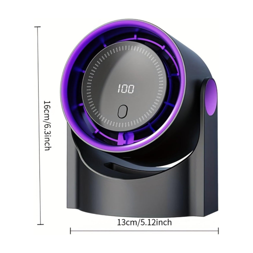 Desk Fan USB-Powered Adjustable Speed & Swing Movement