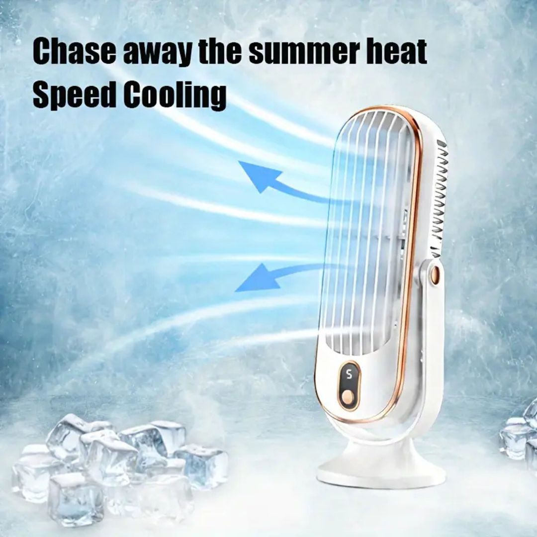 Desk Fan USB Rechargeable Ultra-Quiet Touch Controls
