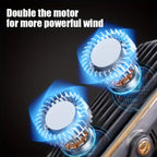 Desk Fan USB Rechargeable Ultra-Quiet Touch Controls