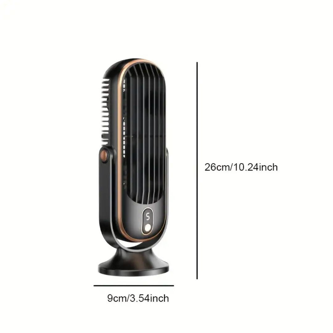 Desk Fan USB Rechargeable Ultra-Quiet Touch Controls