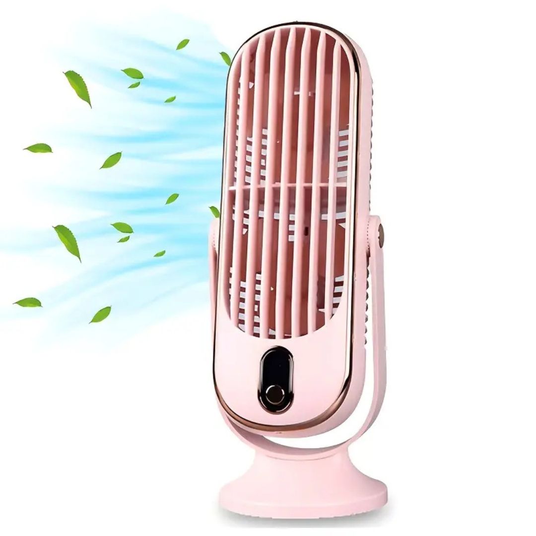 Desk Fan USB Rechargeable Ultra-Quiet Touch Controls
