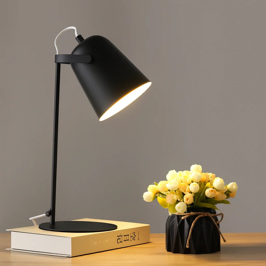 Desk Lamp Adjustable Arm & Tiltable Shade Soft Diffuse Light