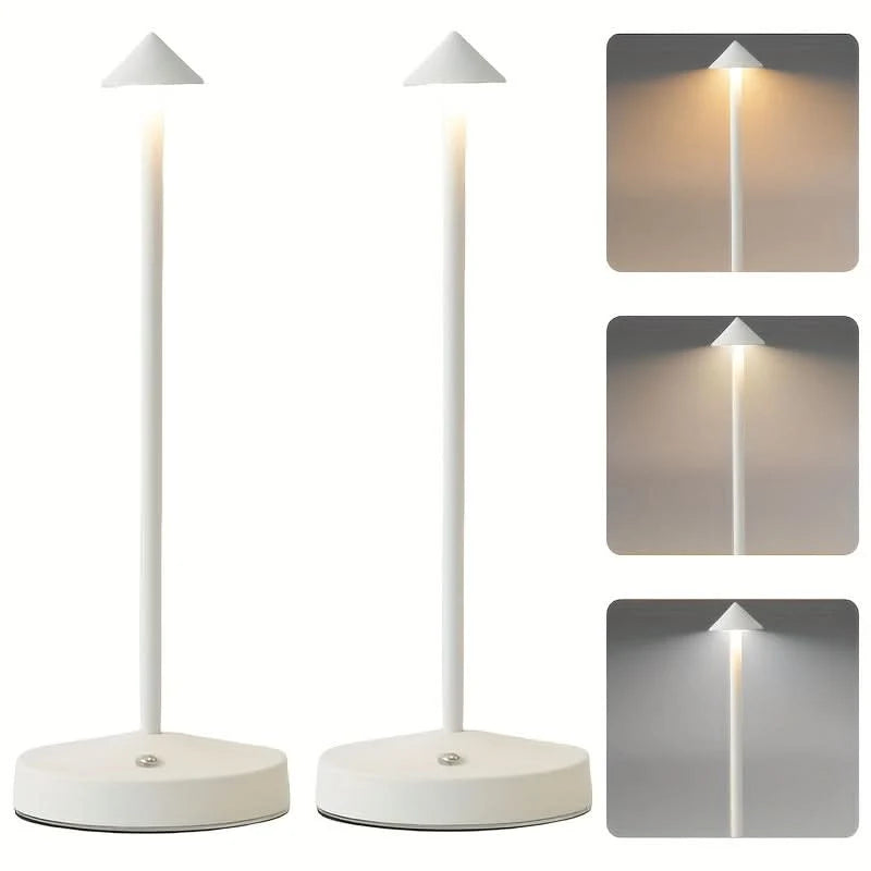 Desk Lamp Wireless Rechargeable LED Touch Control & Dimmable