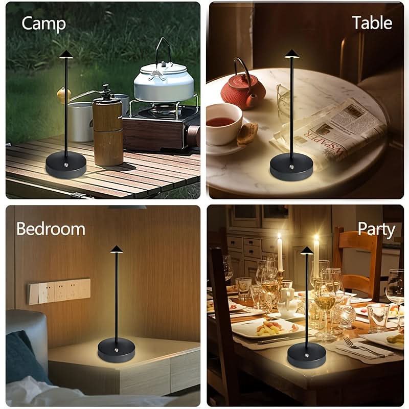 Desk Lamp Wireless Rechargeable LED Touch Control & Dimmable