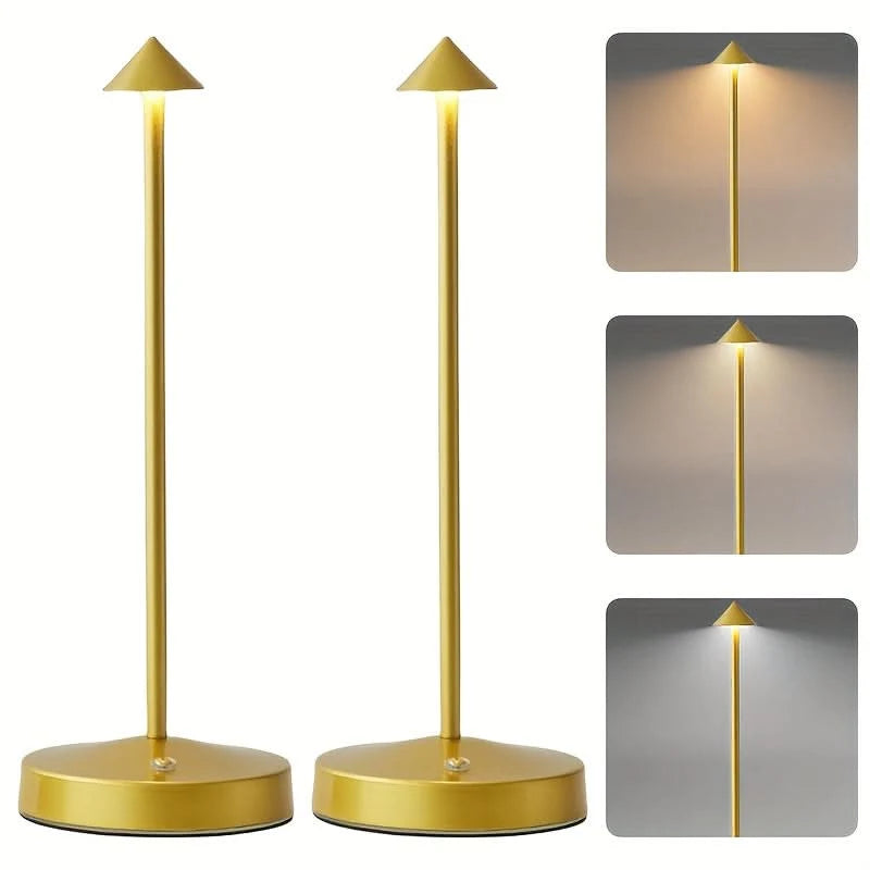 Desk Lamp Wireless Rechargeable LED Touch Control & Dimmable