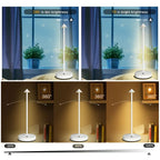 Desk Lamp Wireless Rechargeable LED Touch Control & Dimmable