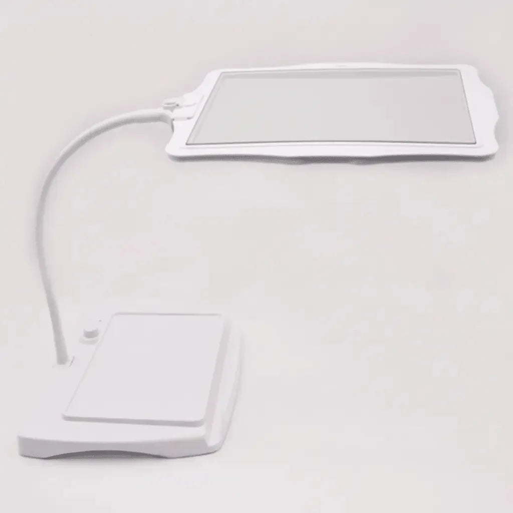Desk Magnifier Lamp 3x Large Lens Rechargeable LED
