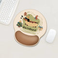 Desk Mat Dachshund Print Soft Wrist Rest Non-Slip Base