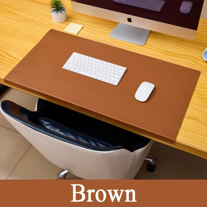 Desk Mat Ergonomic Wrist Support Faux Leather & Non-Slip