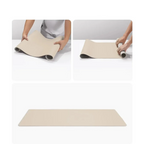 Desk Mat Faux Leather Water-Repellent Non-Slip Suede Back