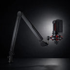 Desk Microphone Boom Arm Adjustable Clamp & Cable Management