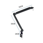 Desk Microphone Boom Arm Adjustable Clamp & Cable Management