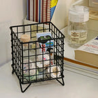 Desk Organizer Rack Open Grid Elevated Legs Rust Resistant