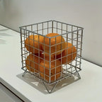 Desk Organizer Rack Open Grid Elevated Legs Rust Resistant