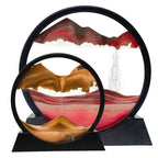 Desk Sandscape Glass Dome Stress Relief Set of Two