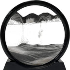 Desk Sandscape Glass Dome Stress Relief Set of Two