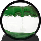Desk Sandscape Glass Dome Stress Relief Set of Two