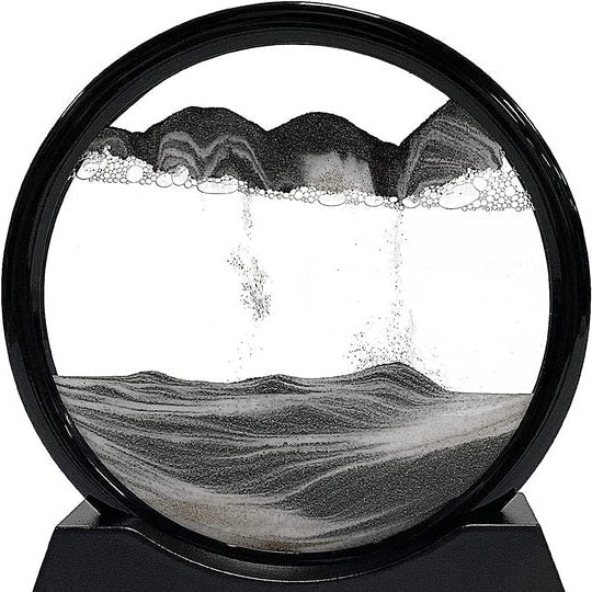 Desk Sandscape Glass Dome Stress Relief Set of Two