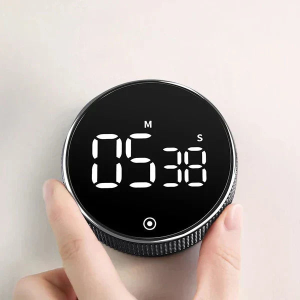 Desk Timer Mechanical & Battery-Free Magnetic Base