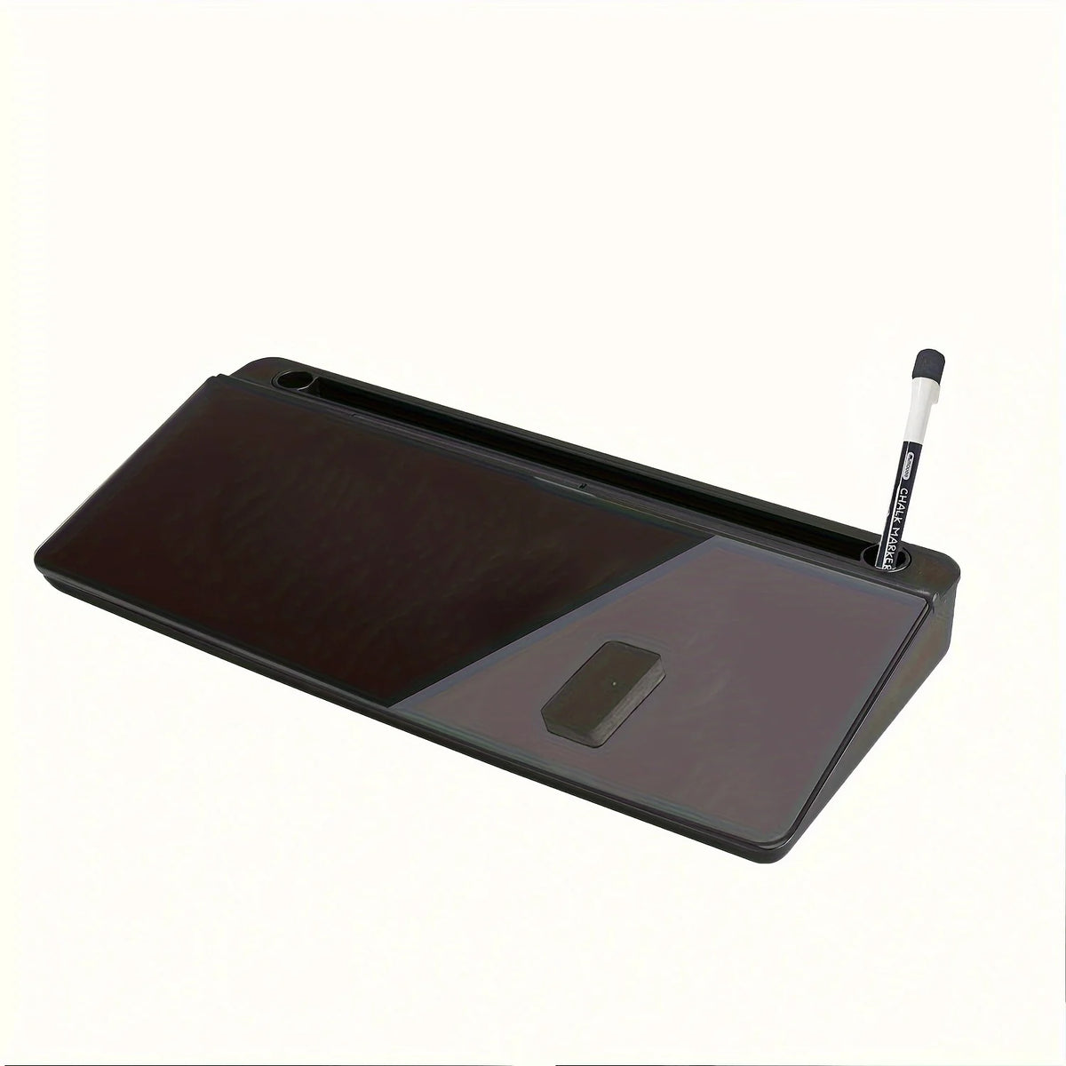 Desk Whiteboard Tempered Glass Dry-Erase Magnetic Organizer