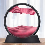 Desktop Sand Art Evolving Landscape Glass Frame Stress Relief