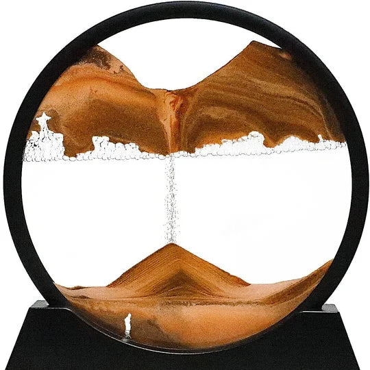 Desktop Sandscape Glass Dome & Colorful Sand