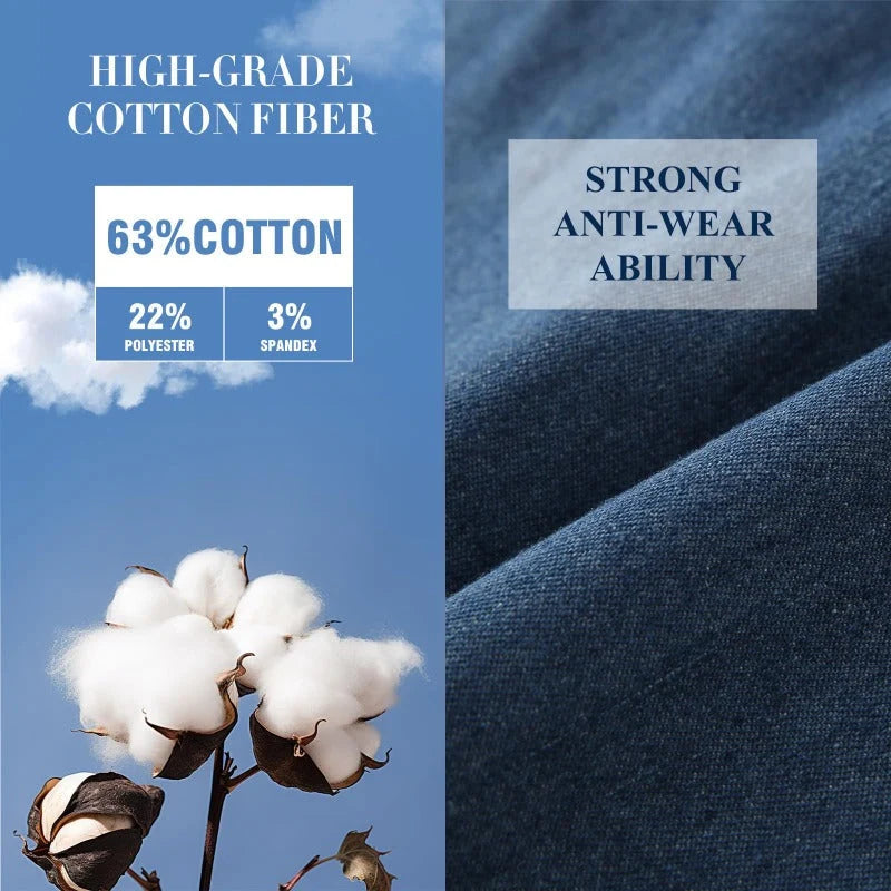Detachable Shirt Collar Cotton Denim Lightweight Layering Accessory