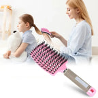 Detangling Hair Brush Bristle & Nylon Non-Slip Handle