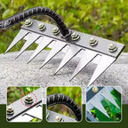 Dethatching Rake Head Carbon Steel Tines Interchangeable