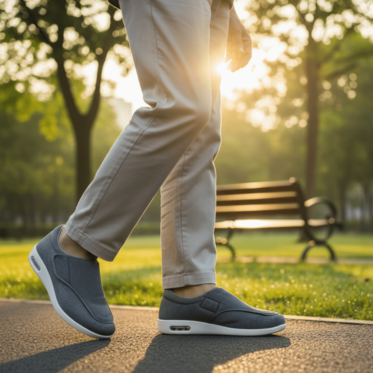 Diabetic Walking Shoes Extra Wide Fit & Memory Foam