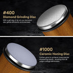 Diamond-Coated Roller & Magnetic Angle Guide Knife Sharpener