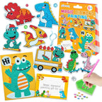 Diamond Painting Kit Kids Pre-Printed Canvas Resin Diamonds & Tool