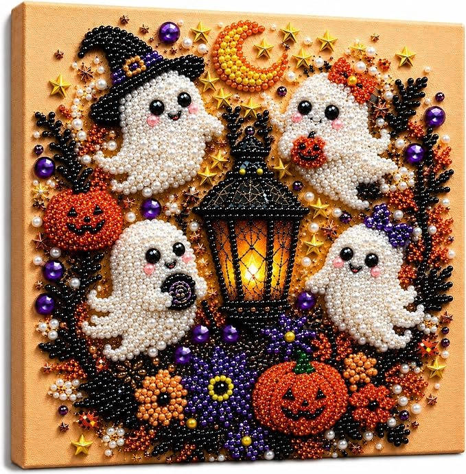 Diamond Painting Kit Pearl Beads Numbered Canvas