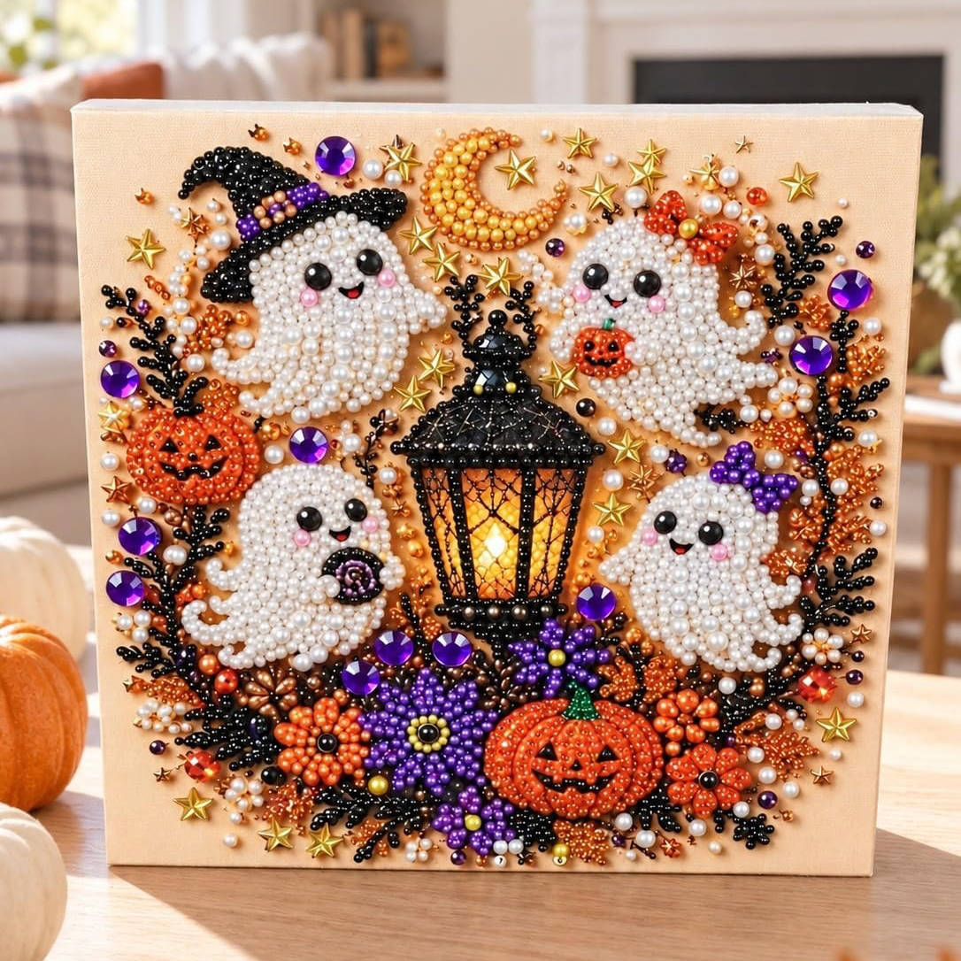 Diamond Painting Kit Pearl Beads Numbered Canvas