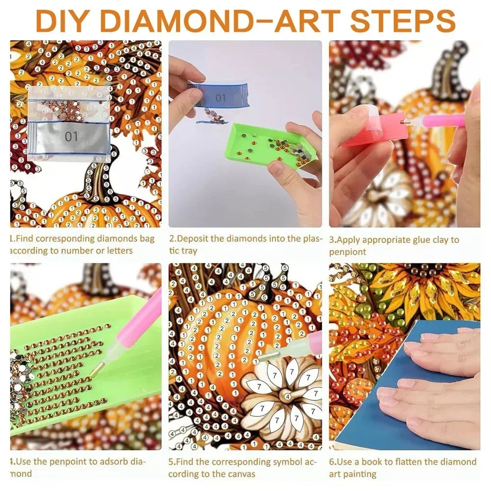 Diamond Suncatcher Kit Numbered Zones & Multi-Faceted Rhinestones