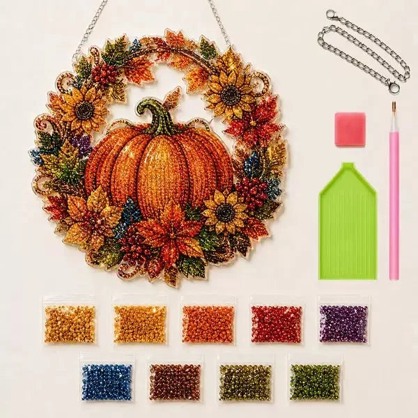 Diamond Suncatcher Kit Numbered Zones & Multi-Faceted Rhinestones
