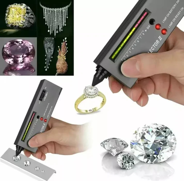 Diamond Tester Portable High-Sensitivity Probe LED & Audio