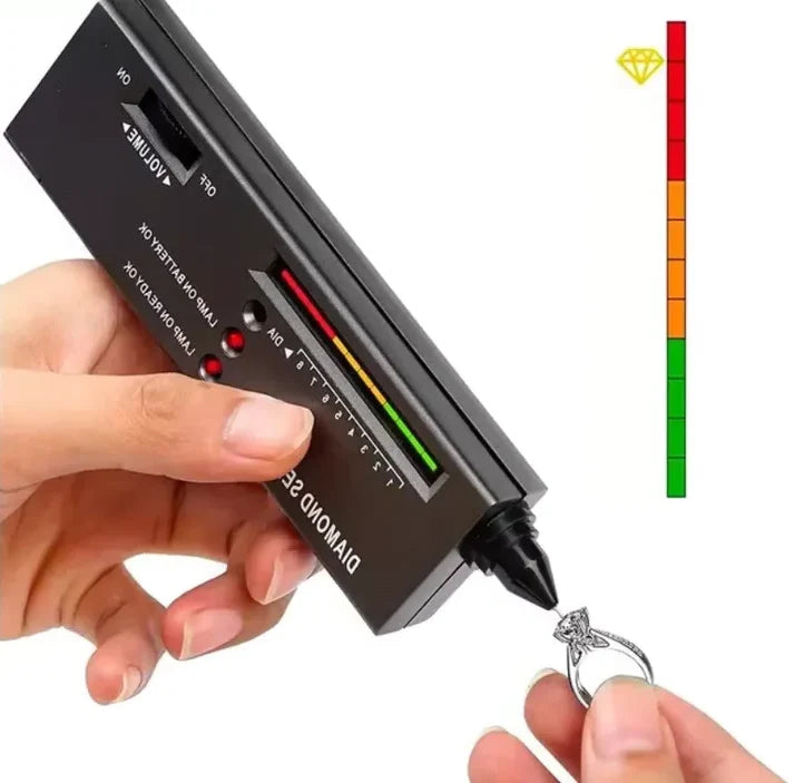 Diamond Tester Portable High-Sensitivity Probe LED & Audio