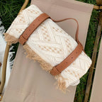 Diamond Weave Water-Resistant Picnic Blanket (71 x 71 in)