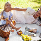 Diamond Weave Water-Resistant Picnic Blanket (71 x 71 in)