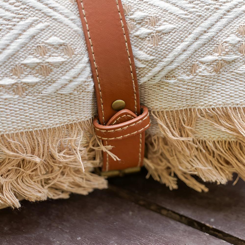 Diamond Weave Water-Resistant Picnic Blanket (71 x 71 in)
