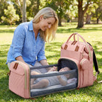 Diaper Backpack Fold-Out Bed & Changing Pad