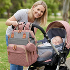 Diaper Backpack Fold-Out Bed & Changing Pad