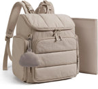 Diaper Backpack Insulated Bottle Pockets & Divided Interior