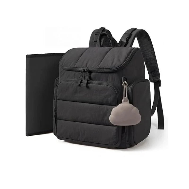 Diaper Backpack Insulated Bottle Pockets & Stroller Loops