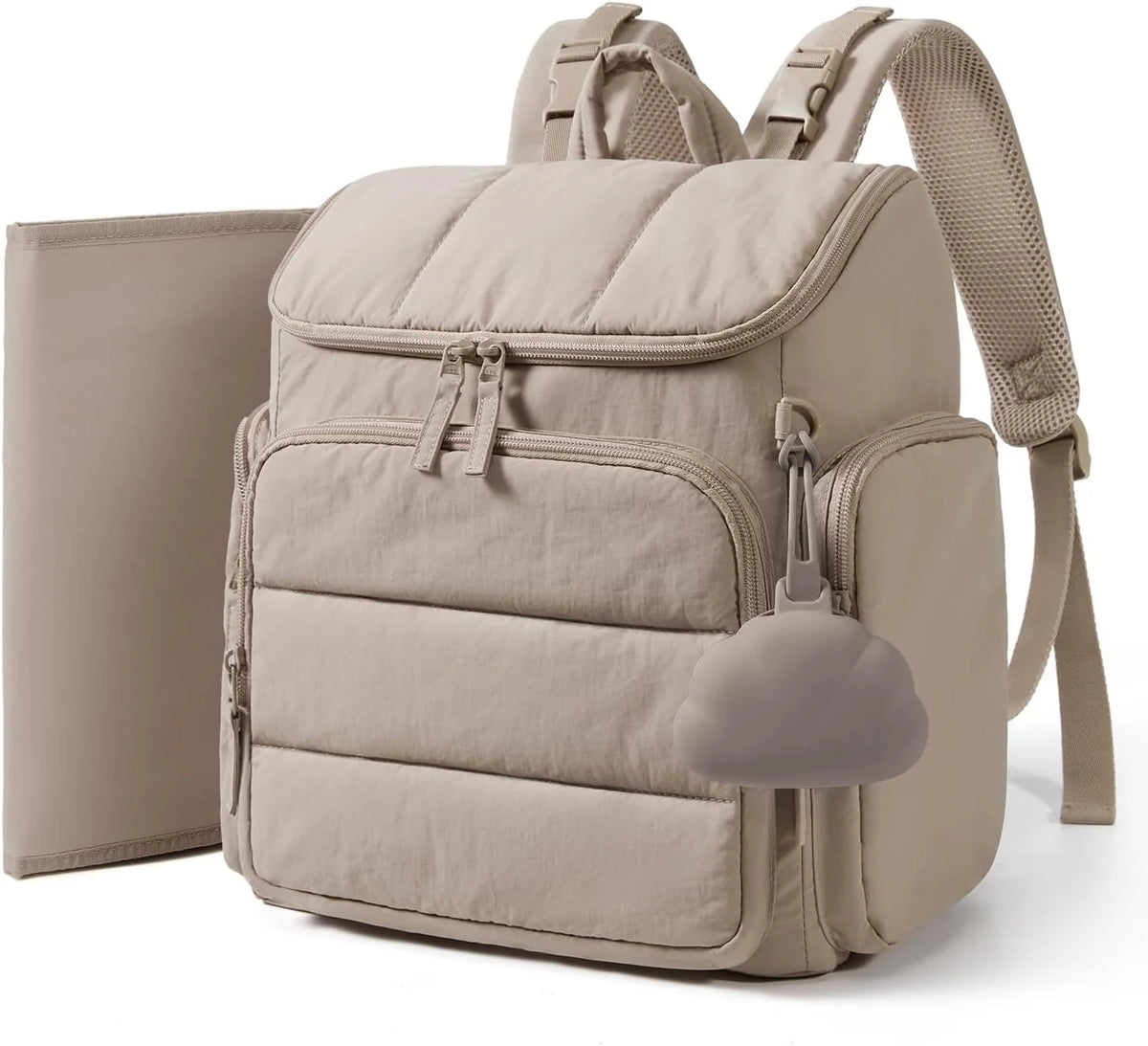 Diaper Backpack Insulated Bottle Pockets & Stroller Loops